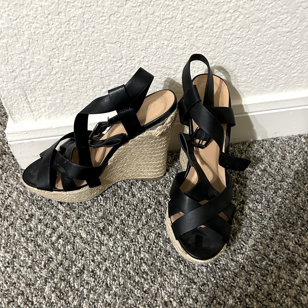 Wild Diva Sandal Wedges - Worn Twice